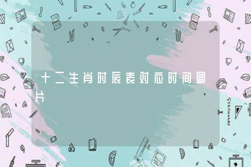 Hình ảnh thời gian tương ứng của mười hai hoàng đạo