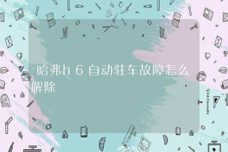 Làm thế nào để giải quyết lỗi đỗ xe tự động H6 H6?