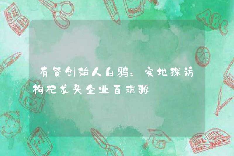 Bai Ya, Người sáng lập Youzan: Chuyến thăm tại chỗ tới Bairuiyuan, Công ty Wolfberry hàng đầu