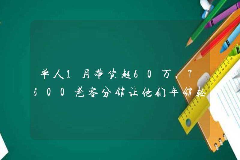 Người độc thân bán hơn 600.000 hàng hóa trong tháng 1 và việc phân phối 7.500 khách hàng cũ giúp doanh thu hàng năm của họ dễ vượt quá 100 triệu!