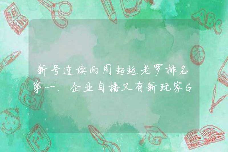Tài khoản mới đã vượt qua Lao Luo trong hai tuần liên tiếp và được xếp hạng đầu tiên, và công ty tự quảng cáo có những người chơi mới với GMV vượt quá 20 triệu.