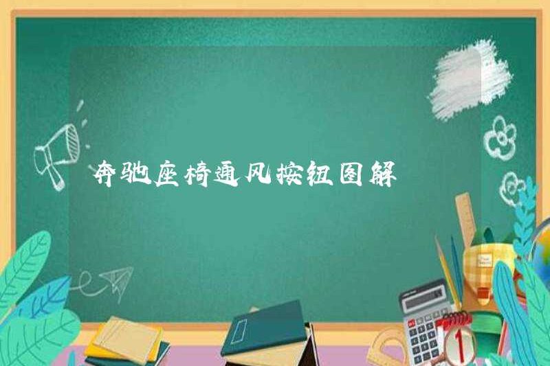 Nút thông gió ghế Mercedes-Benz minh họa