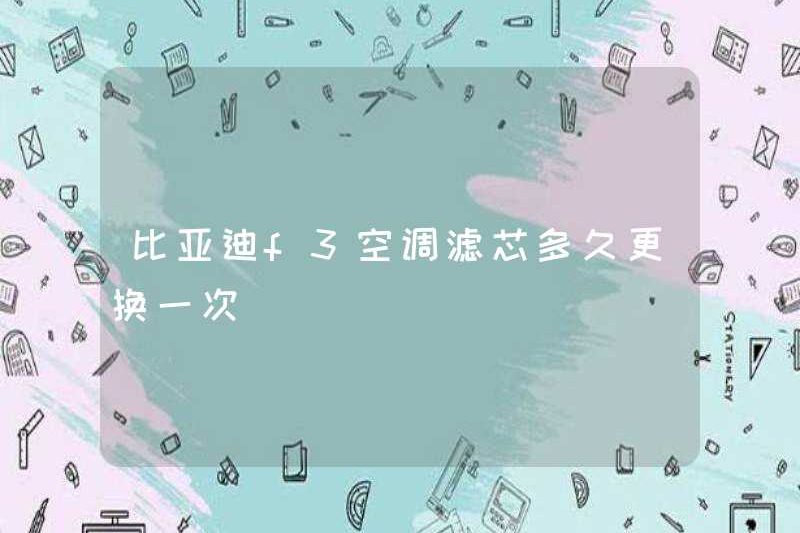 Bao lâu thì thay thế phần tử bộ lọc của điều hòa không khí BYD F3?