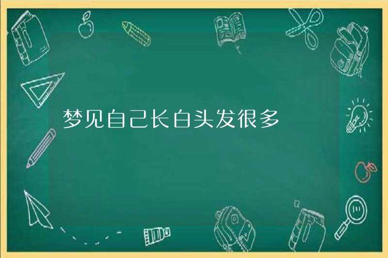 Mơ ước có nhiều mái tóc trắng