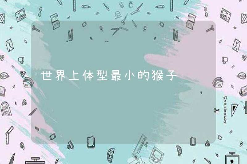 Con khỉ nhỏ nhất thế giới